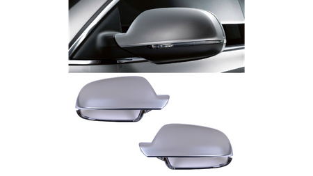 Mirror Cover Set Audi A3 A4 A5 Matt Silver