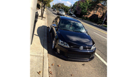 Splitter Volkswagen Jetta VI GLI Front Gloss Black