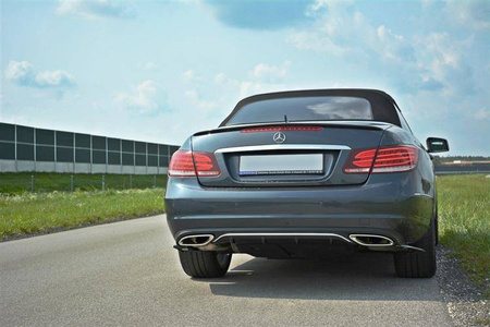 Diffuser Mercedes-Benz E W212 Rear Valance Gloss Black