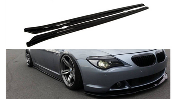 Diffuser BMW 6 E63 E64 Side Skirts Gloss Black