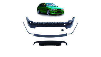Bumper BMW 5 E39 Rear with Diffuser