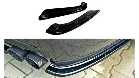 Splitter BMW 5 F11 M-Pack Rear Side (2 dual exhaust ends) Gloss Black