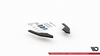 Splitter Volkswagen Golf 8 GTI GTE Rear Side Racing Durability Black-Red