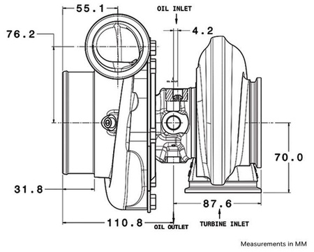 Garrett Turbocharger GTX3582R GEN II Reverse Rotation