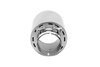 Exhaust Tip 89mm enter 51mm Brushed Chrome
