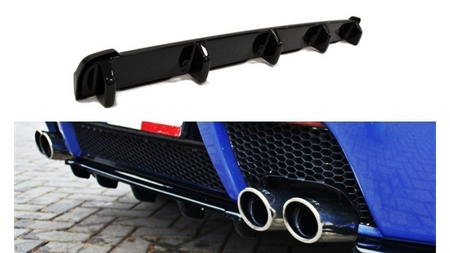 Splitter Alfa Romeo 147 GTA Rear Central with Diffuser Gloss Black