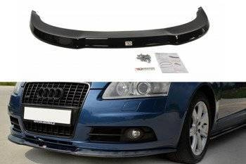 Front Splitter Audi A6 S-Line C6 - Gloss Black