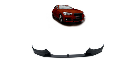 Diffuser BMW 1 F20 F21 Facelift Front Bumper Matt Black