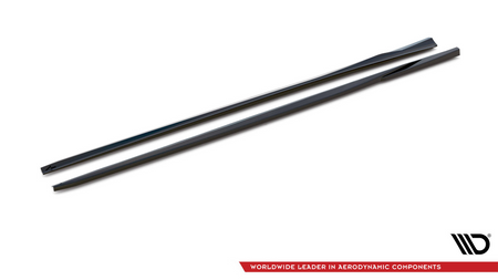 Diffuser Audi A3 8V Facelift S-Line Side Skirts Gloss Black