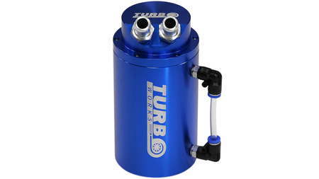 Oil catch tank 0.7L 20mm TurboWorks Blue