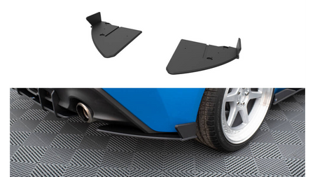 Splitter Toyota GR86 Rear Side Street Pro v.2 Black