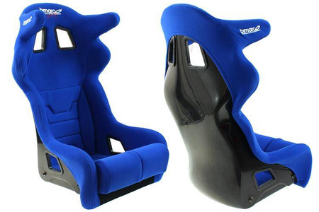 Fotel Sportowy Bimarco Grip Welur Blue HANS FIA