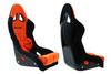 Racing seat Slide GT FIA Suede Orange