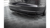 Splitter Audi A8 D4 Facelift Rear Central with Diffuser Gloss Black