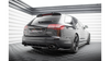 Splitter Audi RS6 C6 Tył Środkowy z Dyfuzorem Gloss Black