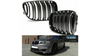 Grill BMW 1 E81 E82 E87 E88 Facelift podwójne żeberka Gloss Black
