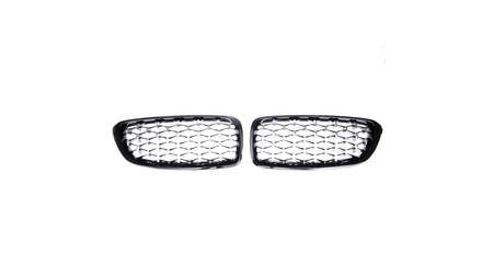 Sport Grille Gloss Black & Chrome suitable for BMW 4 (F32, F82) Coupe (F33, F83) Convertible (F36) Gran Coupe 2013-2021