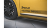 Diffuser Volkswagen Arteon R-Line Side Skirts Racing Black + Gloss Flaps