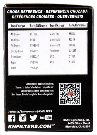 K&N Oil FilterHP-2008