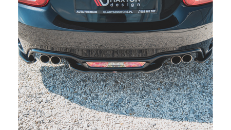 Splitter Fiat 124 Spider Abarth Tył Środkowy Gloss Black