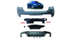 Bumper BMW 5 F11 Rear with Diffuser