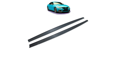 Diffuser BMW 4 F32 F33 F36 Side Skirts Matt Black