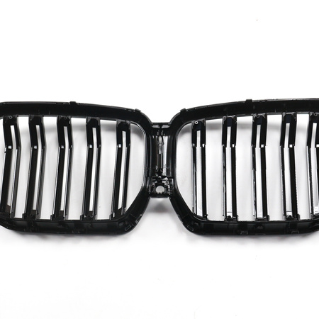 Grill BMW X6 G06 F96 podwójne żeberka Gloss Black