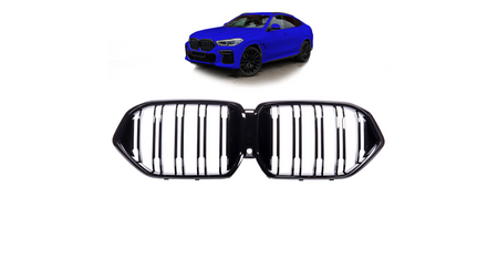 Grill BMW X6 G06 F96 Dual Line Gloss Black