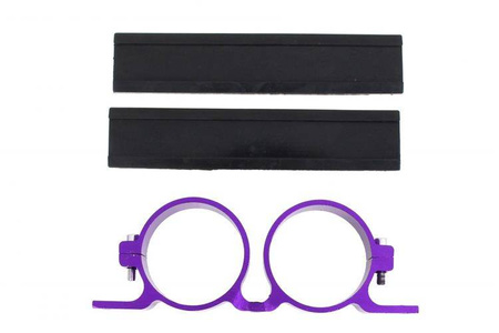 Fuel Pump Mounting 2x60mm Purple