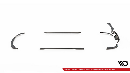 Zestaw splitterów BMW 4 G82 M-Pack Carbon