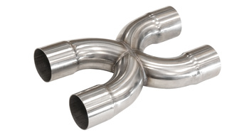 Exhaust Stamped X-Pipes 2,5" 63mm thk. 1,5mm