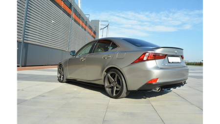 Splitter Lexus IS III T Tył Środkowy z Dyfuzorem Gloss Black
