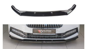 Splitter Skoda Superb III Facelift przód v.2 Gloss Black