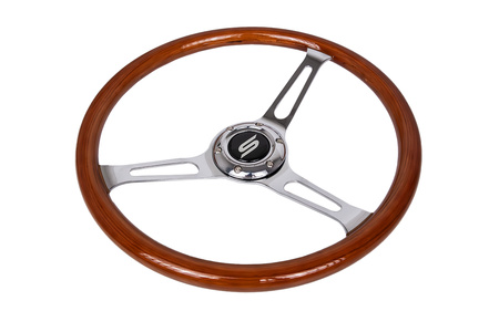 Kierownica 380mm Drewno 