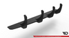 Diffuser Volkswagen Scirocco III R Rear Street Pro Red