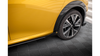 Dokładka Peugeot 208 GT II Progi Street Pro Black-Red + Gloss Flaps
