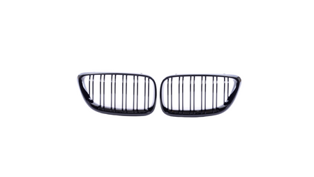 Grill BMW 2 F22 F23 podwójne żeberka Gloss Black