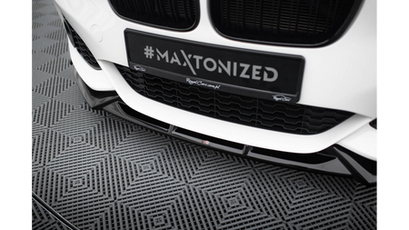 Splitter BMW 1 F20 M-Pack Facelift Front v.5 + Flaps