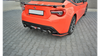 Splitter Toyota GT86 Facelift Rear Side v.2 Gloss Black + Red
