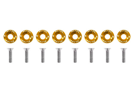 Decorative screws washers M6x1.0 15mm SLIDE Gold