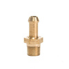 Nipple 1/8" to 6mm hose Brass