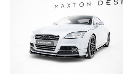 Splitter Audi TT S S-Line 8J Facelift Front Street Pro Black + Gloss Flaps