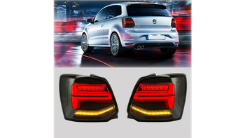 Lampy Volkswagen POLO V Tył Dynamic LED Smoke