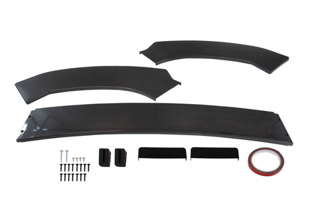 Universal front bumper splitter 3 pcs.