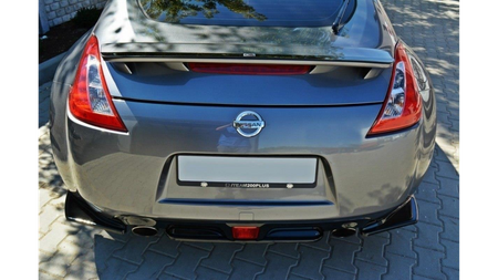 Splitter Nissan 370Z Rear Central v.1 Gloss Black