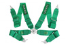 Pasy sportowe 4p 3" Zielone Takata Replica harness