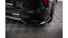 Splitter BMW X6 F86 M-Pack Rear Central with Diffuser Gloss Black