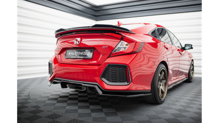 Splitter Honda Civic X Rear Central with Diffuser