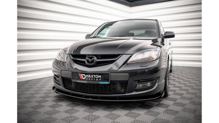 Splitter Mazda 3 I MPS Przód Pro v.1 + flaps Black-Red