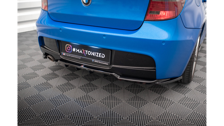 Central Rear Splitter (with vertical bars) BMW 1 M-Pack E87 Facelift